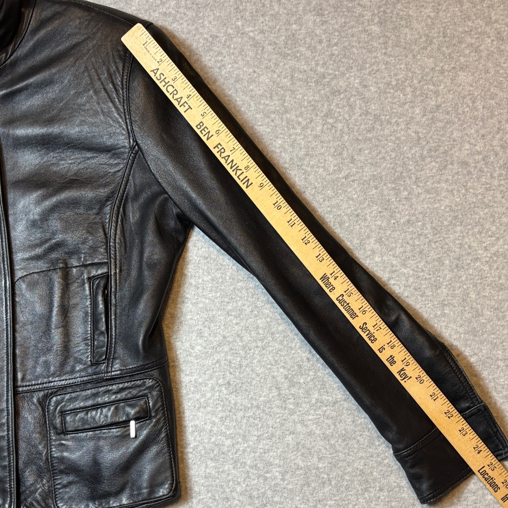 Uniform John Paul Richard Genuine Lamb Leather Jacket Women's Size M Butter Soft - Picture 5 of 12